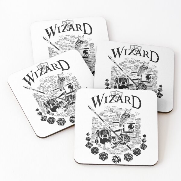 Item preview, RPG Class Series: Wizard - Black Version designed and sold by Milmino.