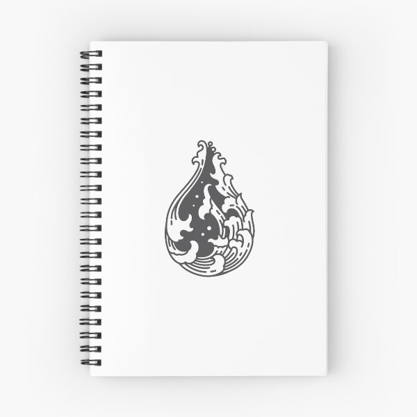 Item preview, Wave line in droplet shape designed and sold by WelcomeToJapan.