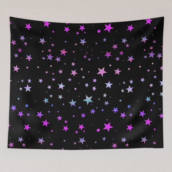 Item preview, Pastel starry colorful rainbow stars designed and sold by MadandMean.