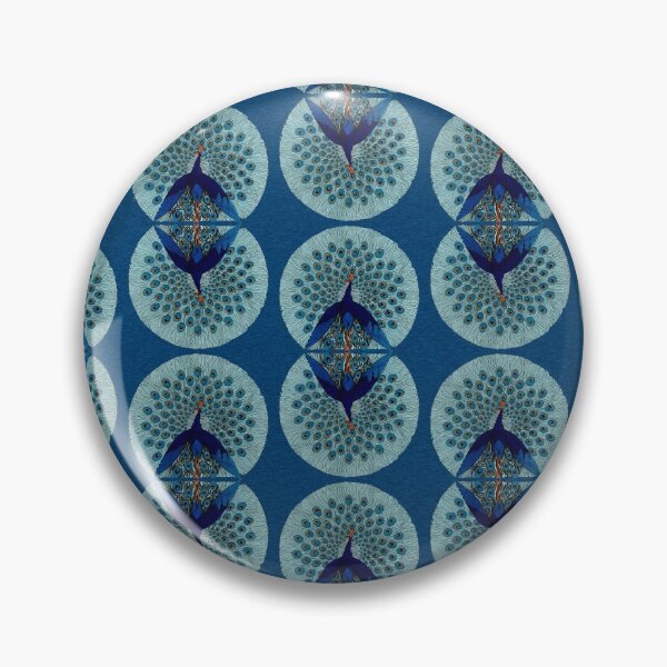 Item preview, Repeating Pattern - peacocks, blue designed and sold by Mary Evans Picture Library.