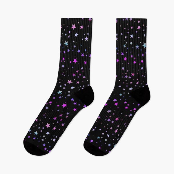 Aperçu de l'œuvre Étoiles arc-en-ciel colorées étoilées pastel créée et vendue par MadandMean.