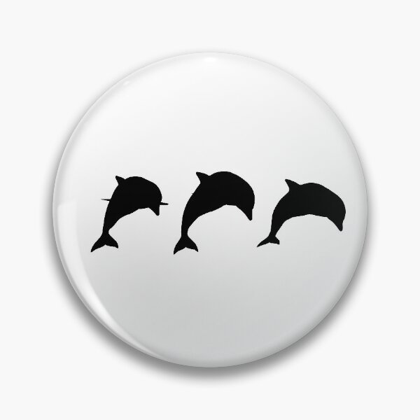 Item preview, Three jumping dolphins, silhouette designed and sold by MIRO3D.