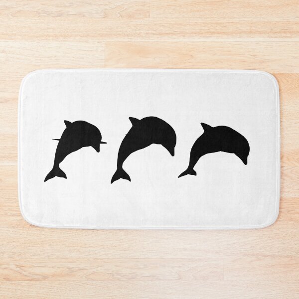 Item preview, Three jumping dolphins, silhouette designed and sold by MIRO3D.