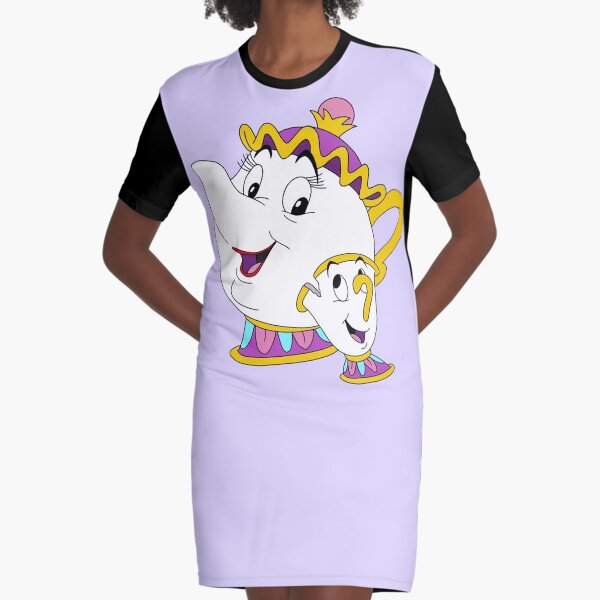 Mrs Potts and Chip Graphic T-Shirt Dress