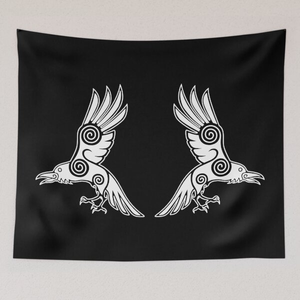 Item preview, Nordic Ravens - White designed and sold by elusiveconcepts.