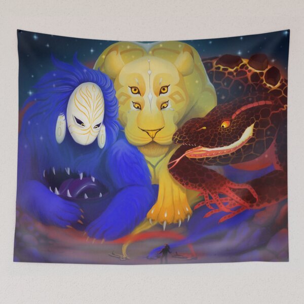 Item preview, The Beasties designed and sold by Burning Bee Illustration.