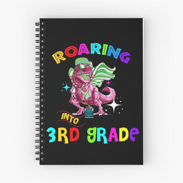 Item preview, Roaring Into 3rd Third Grade Dinorsaur Funny Gift designed and sold by MinsND.