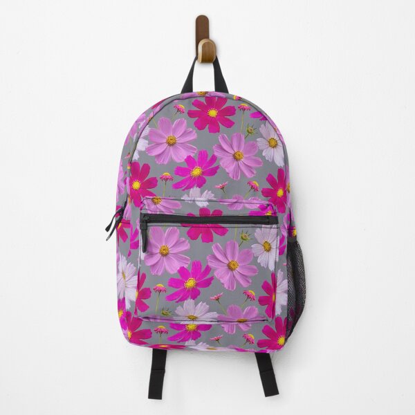 Item preview, Pink Cosmos Flowers Floral Nature Pattern, Real Flowers Photo Collage designed and sold by paldronma.