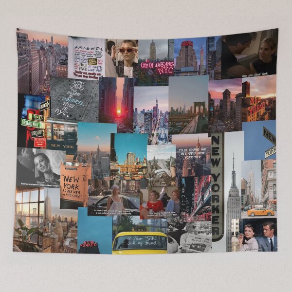 Item preview, nyc aesthetic collage designed and sold by morgananjos.