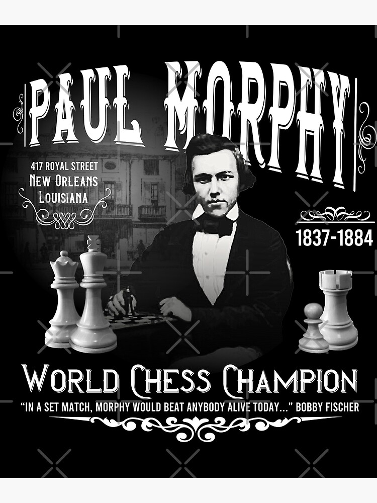 Opera Game - Paul Morphy Art Board Print for Sale by GambitChess