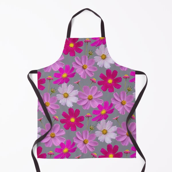Item preview, Pink Cosmos Flowers Floral Nature Pattern, Real Flowers Photo Collage designed and sold by paldronma.
