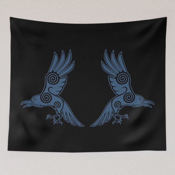 Item preview, Nordic Ravens - Blue designed and sold by elusiveconcepts.
