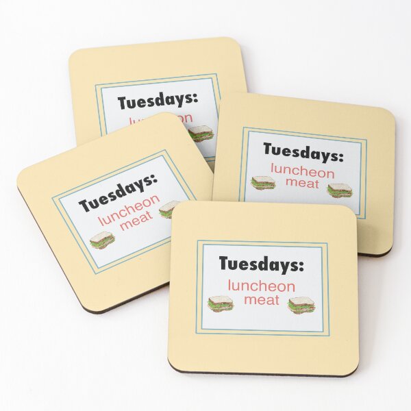 Item preview, Tuesdays: luncheon meat. designed and sold by JaqiW.