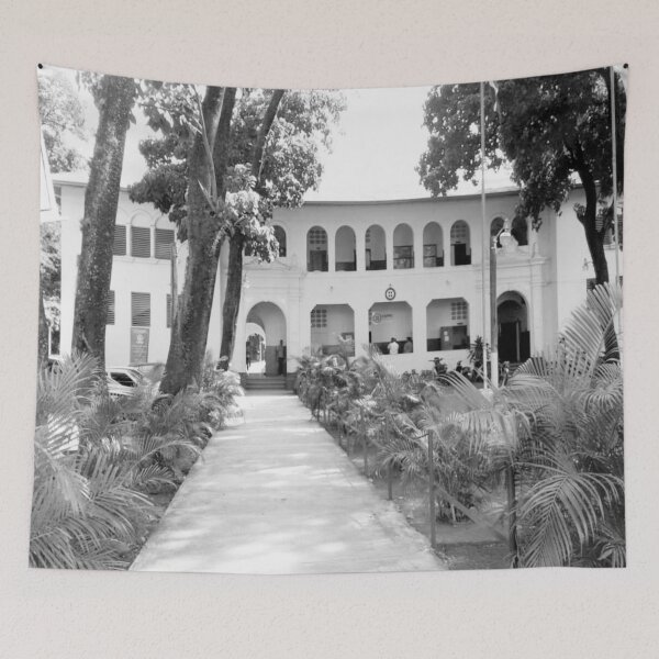 Item preview, University building in La Vega - Caribbean designed and sold by gloriasd14.