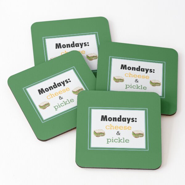 Item preview, Monday Is Cheese And Pickle designed and sold by JaqiW.