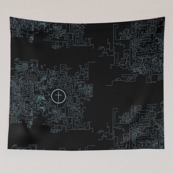Item preview, Tech Cross | Blue designed and sold by ZMorrisDesigns.