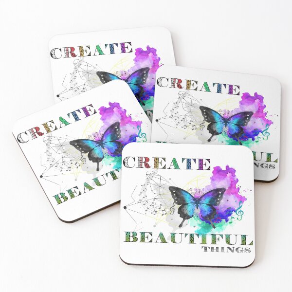 Item preview, Create Beautiful Things -Metamorphosis - let YOUR MUSIC PLAY- unique BUTTERFLY Morpho watercolor designed and sold by originalsusie.