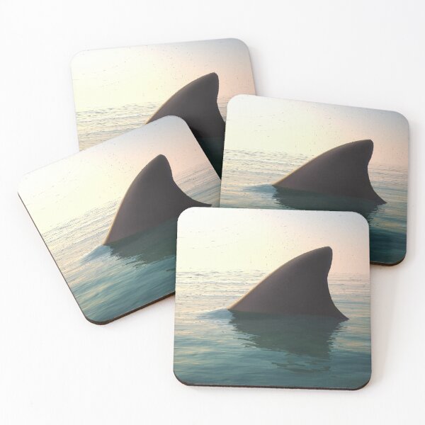 Item preview, Shark fin photo Vectorized designed and sold by Beyond Words.