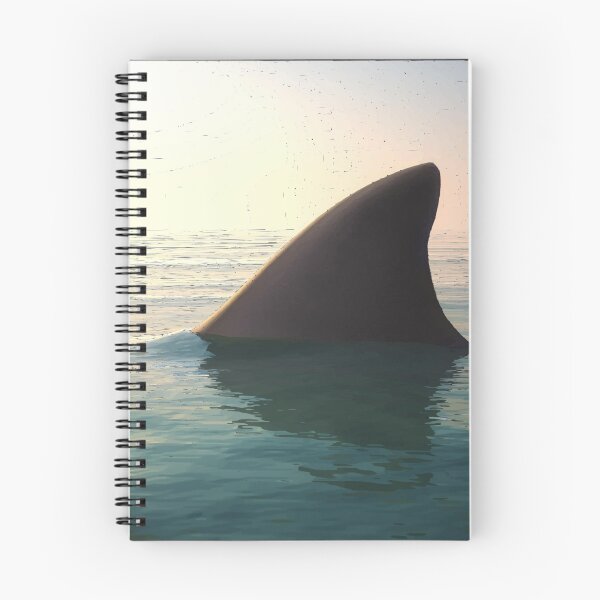 Item preview, Shark fin photo Vectorized designed and sold by Beyond Words.