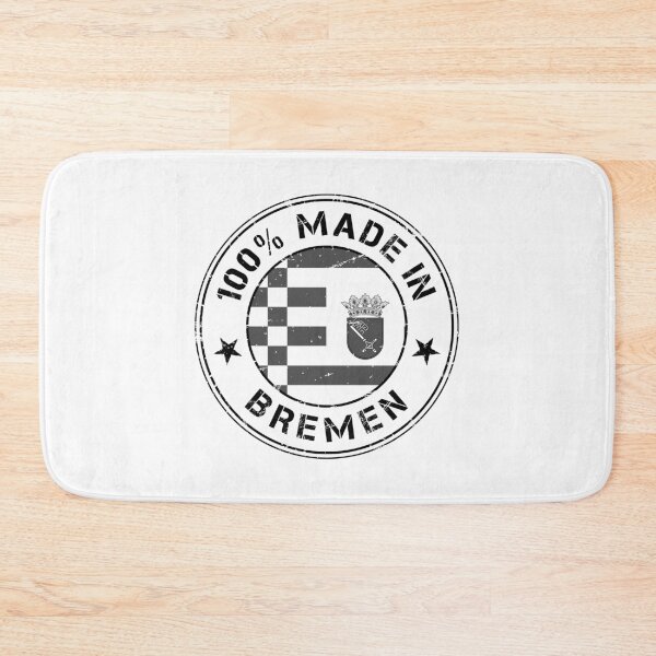 Item preview, Bremen flag flag stamp designed and sold by GeogDesigns.