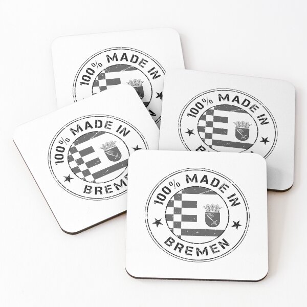 Item preview, Bremen flag flag stamp designed and sold by GeogDesigns.