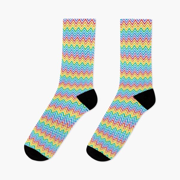 Item preview, Colorful Rainbow Zigzag Geometric Pattern designed and sold by cabgodfrey.