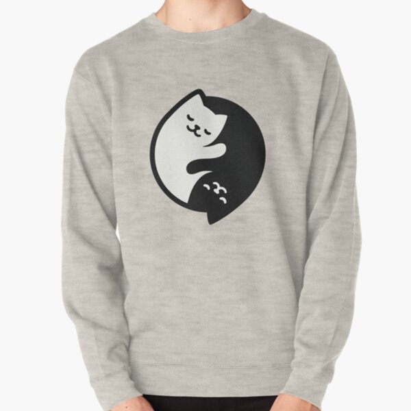 cat yin yang sweatshirt