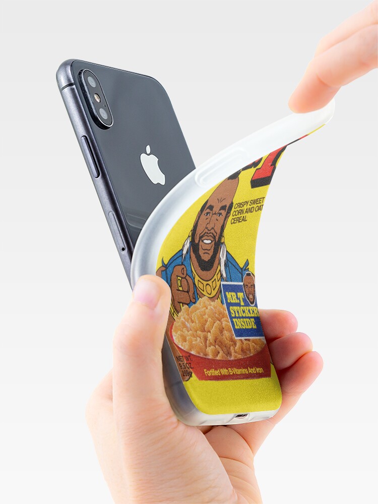 Alternate view of Mr T Cereal iPhone Case