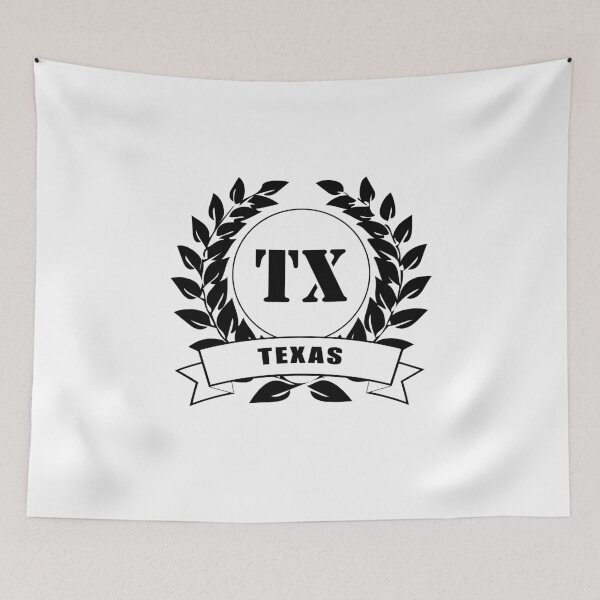 Item preview, Texas USA Laurel Wreath designed and sold by GeogDesigns.