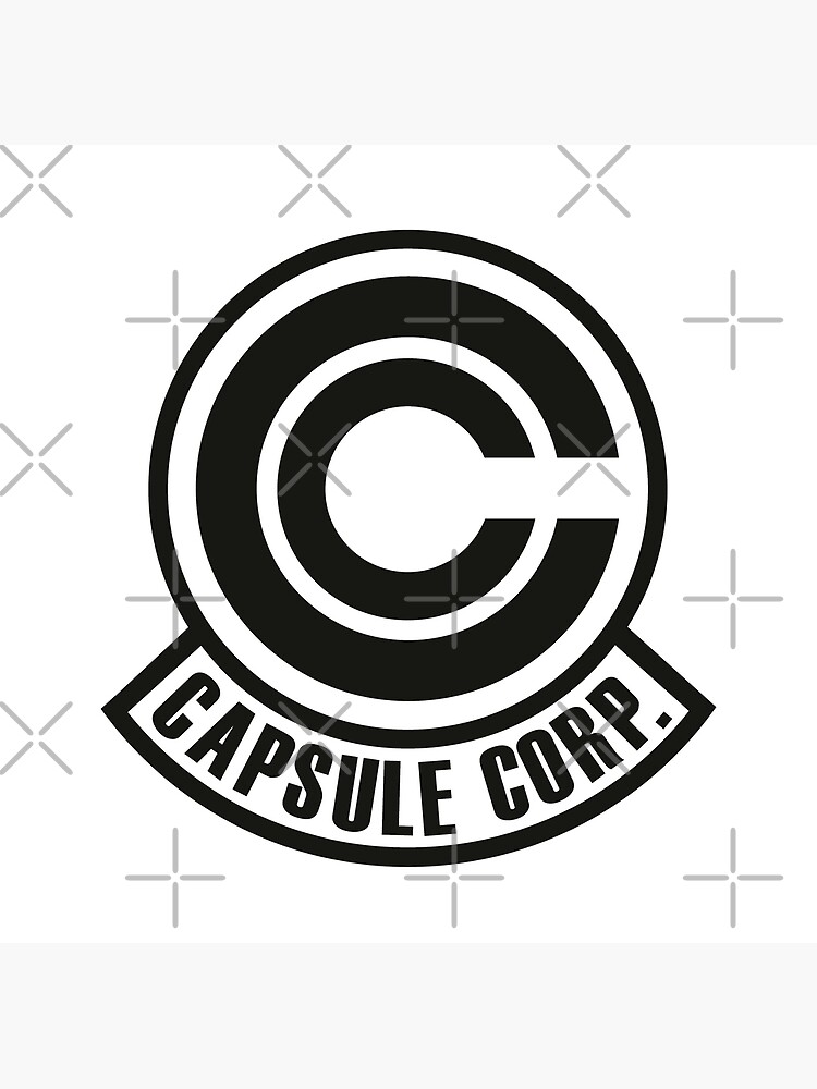 Capsule Corp Original Logo Poster For Sale By Akolytus Redbubble