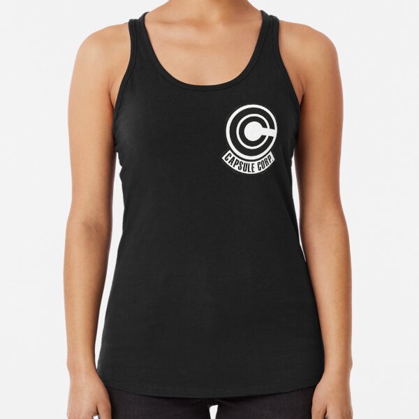Capsule corp original logo Racerback Tank Top