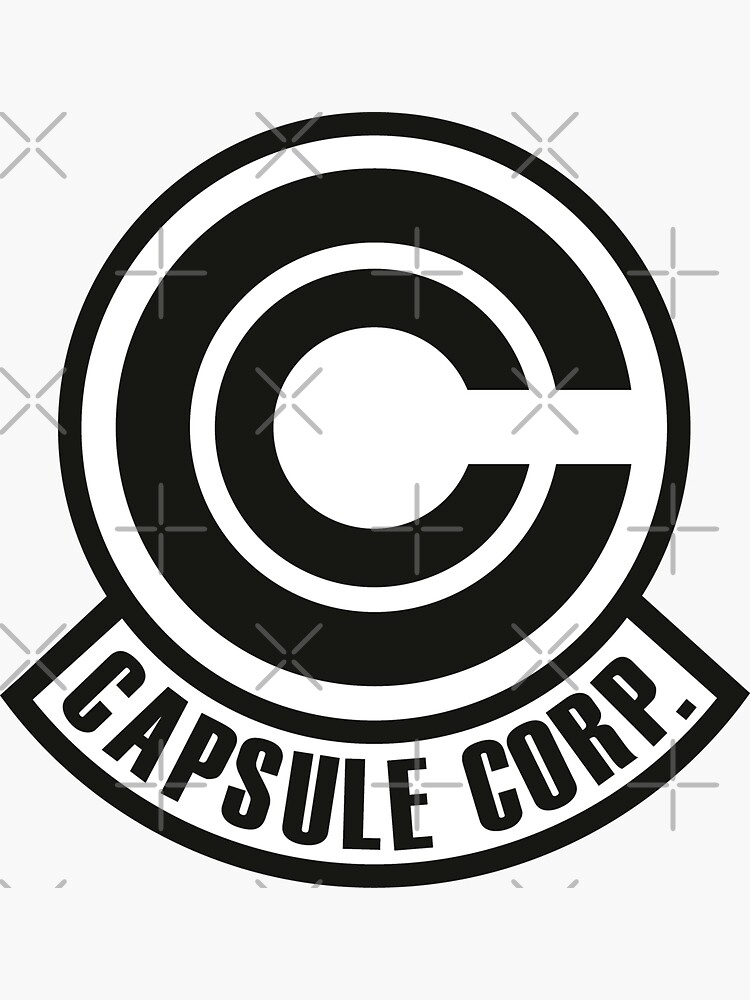 Capsule Corp Original Logo Sticker For Sale By Akolytus Redbubble