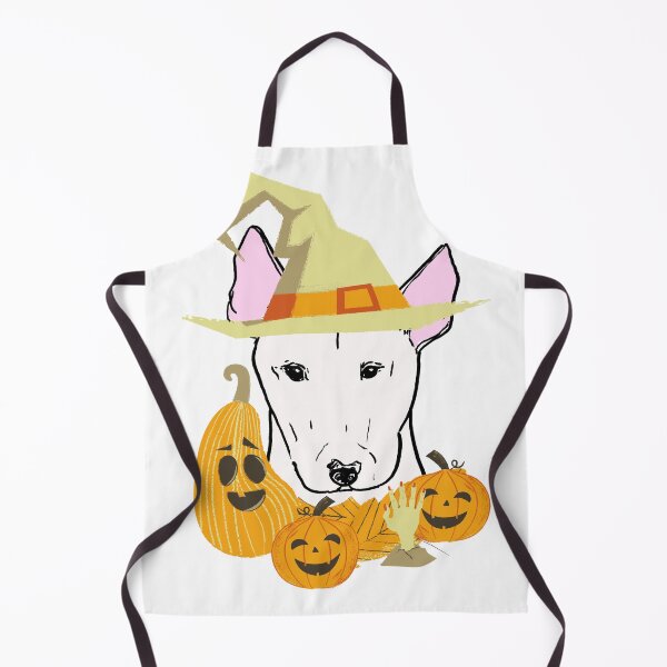 Item preview, Halloween bull-terrier designed and sold by NinaBetterNot.