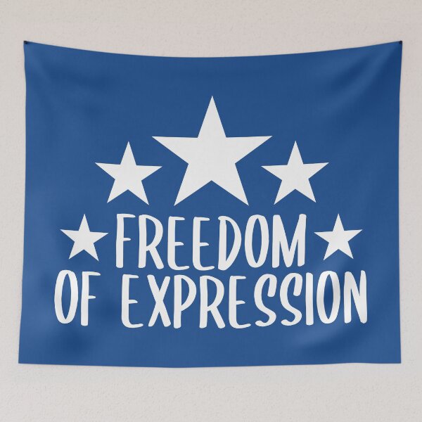Item preview, Freedom of Expression designed and sold by BlueZenStudio.