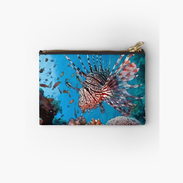Item preview, Lion fish and coral reefs vectorized designed and sold by Beyond Words.