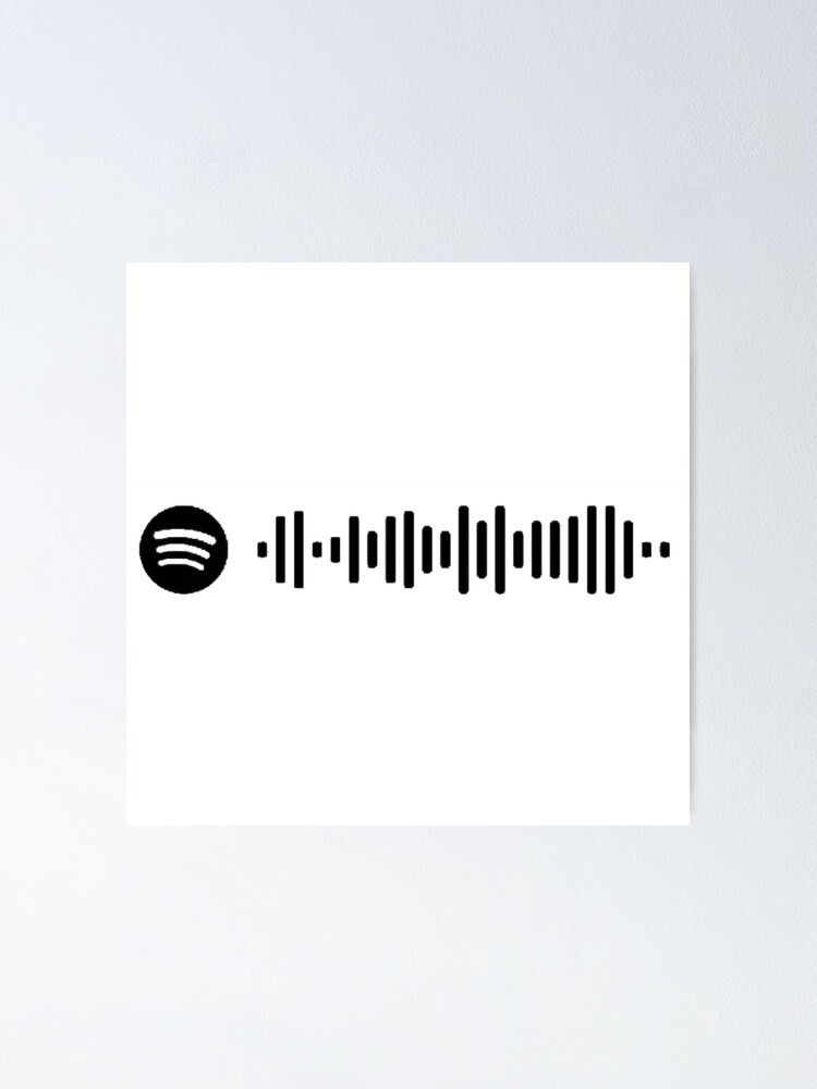 Why D You Only Call Me When You Re High By The Arctic Monkeys Spotify Code Poster By Autumngrxce Redbubble