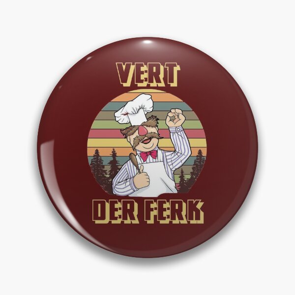 Item preview, Retro Vintage Vert Der Ferk T-Shirt Vert Der Ferk Chef Knife T-Shirt designed and sold by amethystdesign.