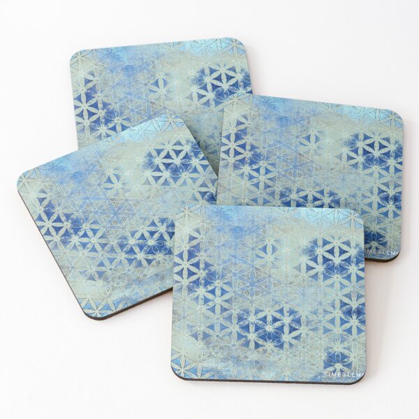 Item preview, flower of life blue ice designed and sold by filippobassano.