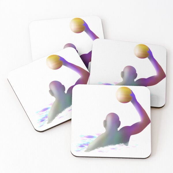 Item preview, Waterpolo player is playing the ball designed and sold by Zwembad Vergelijker.