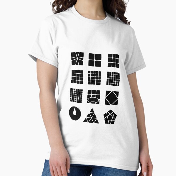 Artikel-Vorschau von WCA 12-Ereignissymbole Cube Collage Design (2x2-7x7, Quadrat-1, Pyraminx usw.), designt und verkauft von LaGringaCuber.