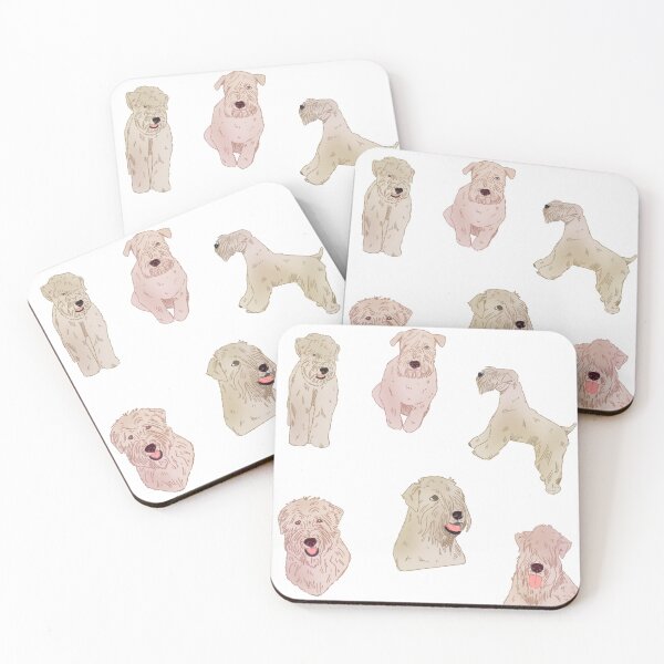 Item preview, Soft Coated wheaten Terrier Dog Sketchy, Modern Cute Design designed and sold by BayRosePets.
