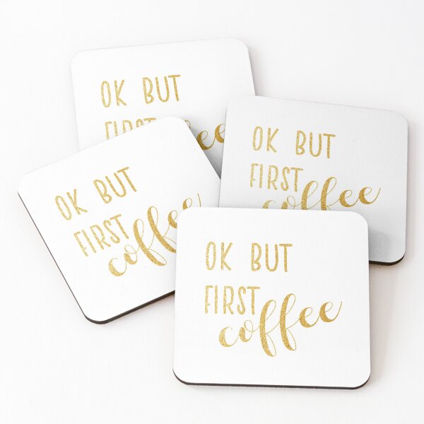 Item preview, ok but first coffee designed and sold by emma-johnston.