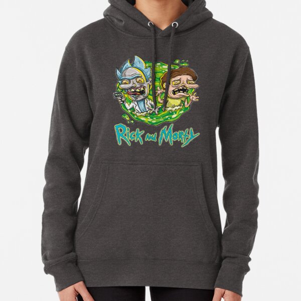 In the Portal - Rick and Morty Pullover Hoodie