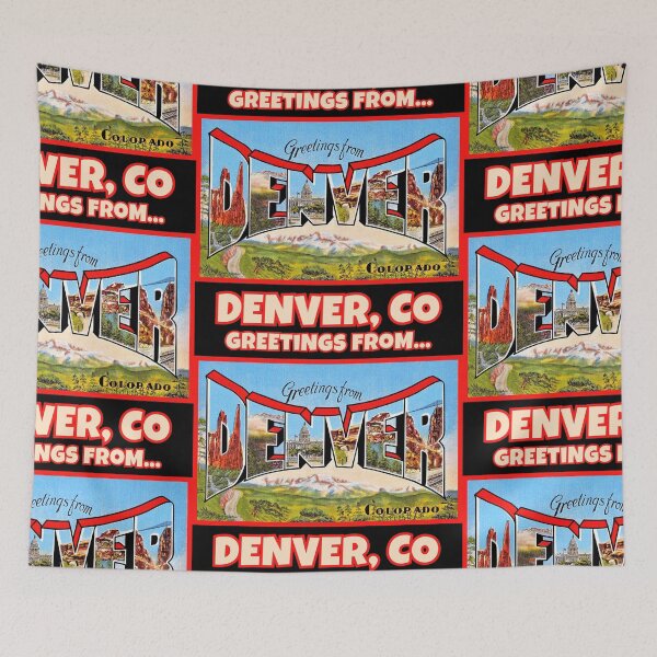 Item preview, Denver Colorado Postcard Art, Greetings From Denver designed and sold by K. Scott  Teeters.