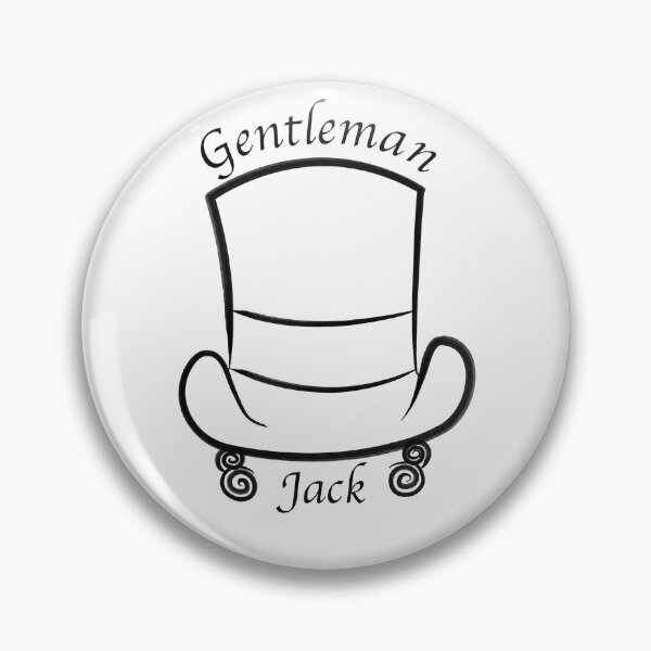 Item preview, Gentleman Jack Pocket Design || Top Hat || Curlycues || Anne Lister designed and sold by KDNK.