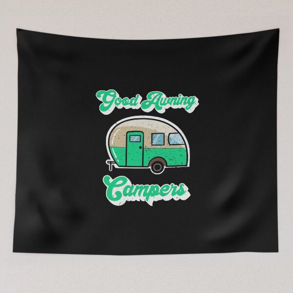 Item preview, Good Awning Campers - Funny Camping Caravan Pun designed and sold by Dan66.