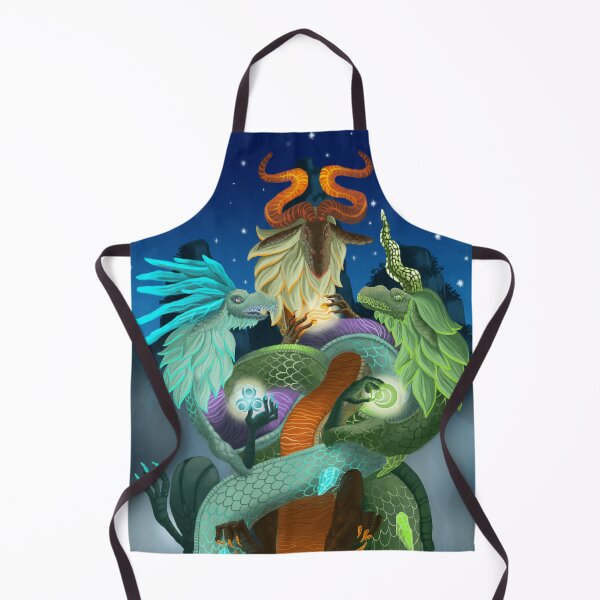 Item preview, The Three Dragons designed and sold by Burning Bee Illustration.