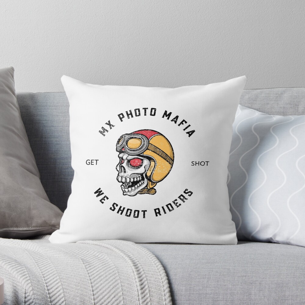 Coussin « We shoot rider by Mx Photo Mafia »