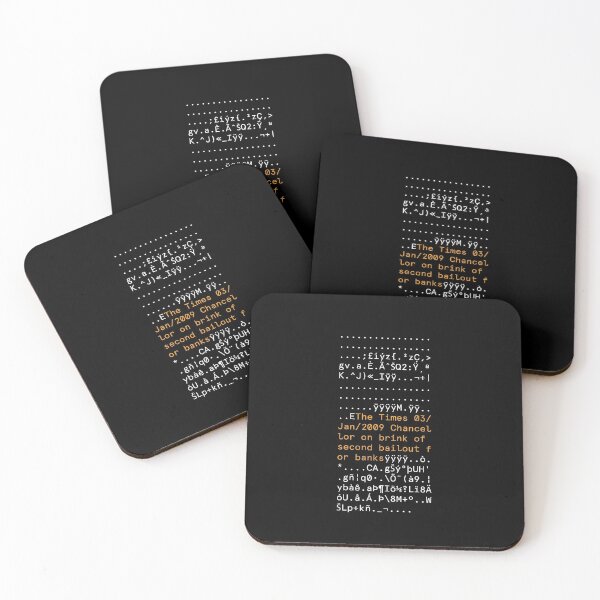 Item preview, BITCOIN FIRST BLOCK designed and sold by HodlerSqvad.