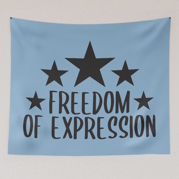 Item preview, Freedom of Expression designed and sold by BlueZenStudio.